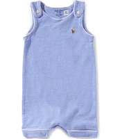 Ralph Lauren Baby Boys 3-24 Months Sleeveless Oxford Mesh Shortall
