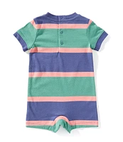 Ralph Lauren Baby Boys Short-Sleeve Striped Jersey Shortall