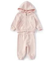 Ralph Lauren Baby Girls 3-24 Months Athletic Terry Fleece Hoodie & Pant Set