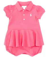 Ralph Lauren Baby Girls 3-24 Months Fleece Sweatshirt & Jogger Pant Set