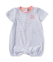 Ralph Lauren Baby Girls Short-Sleeve Striped Jersey Bodysuit