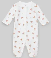 Ralph Lauren Baby Girls Newborn Long-Sleeve Polo Bear Footie Coverall