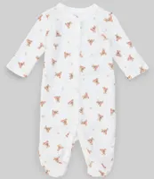 Ralph Lauren Baby Girls Newborn Long-Sleeve Polo Bear Footed Coverall