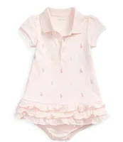 Ralph Lauren Baby Girls 3-24 Months Schiffli Embroidered Polo Dress