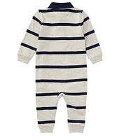 Ralph Lauren Baby Boys Newborn-12 Months Rugby-Stripe Coveralls