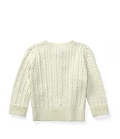 Ralph Lauren Baby Girls 3-24 Months Mini Cable-Knit Cardigan