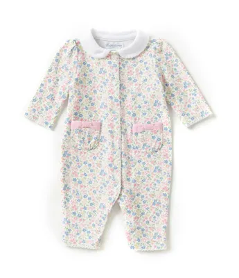 Ralph Lauren Baby Girls Newborn-12 Months Floral Coveralls