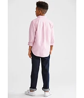 Polo Ralph Lauren Big Boys 8-20 Solid Long-Sleeve Oxford Shirt