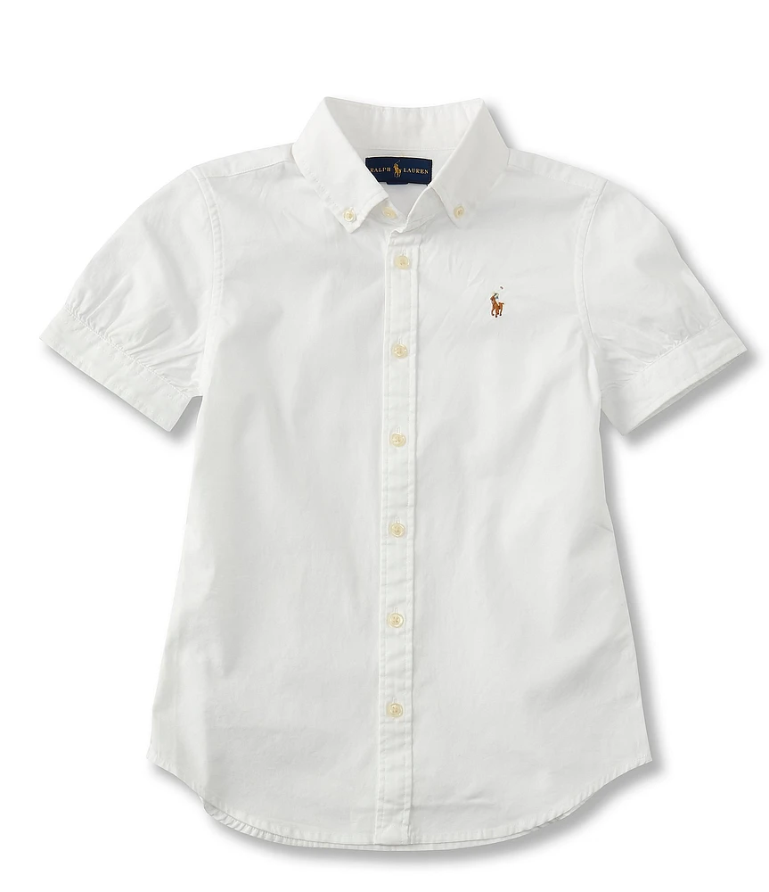 Polo Ralph Lauren Big Girls Oxford Button-Down Shirt