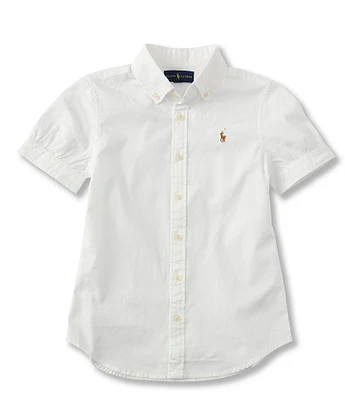 Polo Ralph Lauren Big Girls Oxford Button-Down Shirt