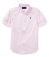 Polo Ralph Lauren Big Girls 7-16 Oxford Button-Down Shirt