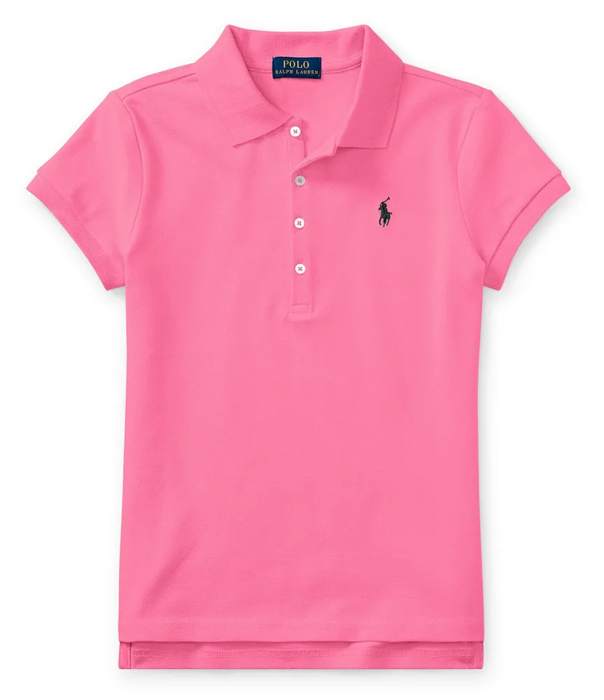 Polo Ralph Lauren Childrenswear Big Girls 7-16 Short-Sleeve Mesh Polo Shirt