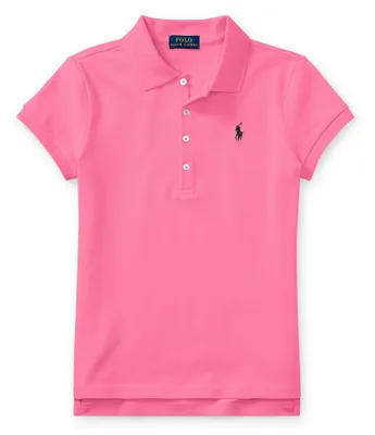 Polo Ralph Lauren Childrenswear Big Girls 7-16 Short-Sleeve Mesh Polo Shirt