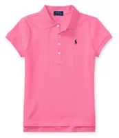 Polo Ralph Lauren Childrenswear Big Girls 7-16 Short-Sleeve Mesh Polo Shirt
