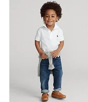 Polo Ralph Lauren Little Boys 2T-7 Short Sleeve Classic Mesh Polo Shirt