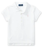 Polo Ralph Lauren Childrenswear Little Girls 2T-6X Mesh Polo Shirt