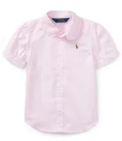 Polo Ralph Lauren Childrenswear Little Girls 2T-6X Oxford Button-Down Shirt