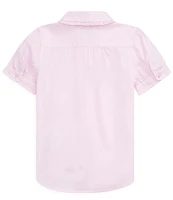 Polo Ralph Lauren Childrenswear Little Girls 2T-6X Oxford Button-Down Shirt