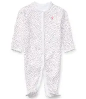 Ralph Lauren Baby Girls Newborn-9 Months Dainty Floral Printed Footed Coverall