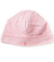 Ralph Lauren Baby Girls Striped Beanie