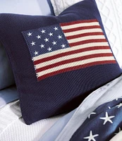 Ralph Lauren Knit Flag Throw Pillow