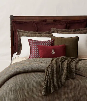 Ralph Lauren Palazzo Collection Bretford Herringbone Duvet Cover