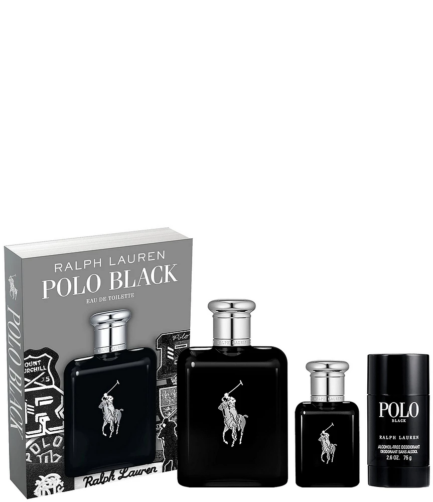 Ralph Lauren Polo Black Eau de Toilette 3-Piece Gift Set