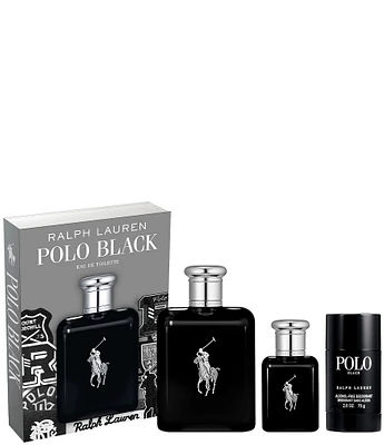 Ralph Lauren Polo Black Eau de Toilette 3-Piece Gift Set