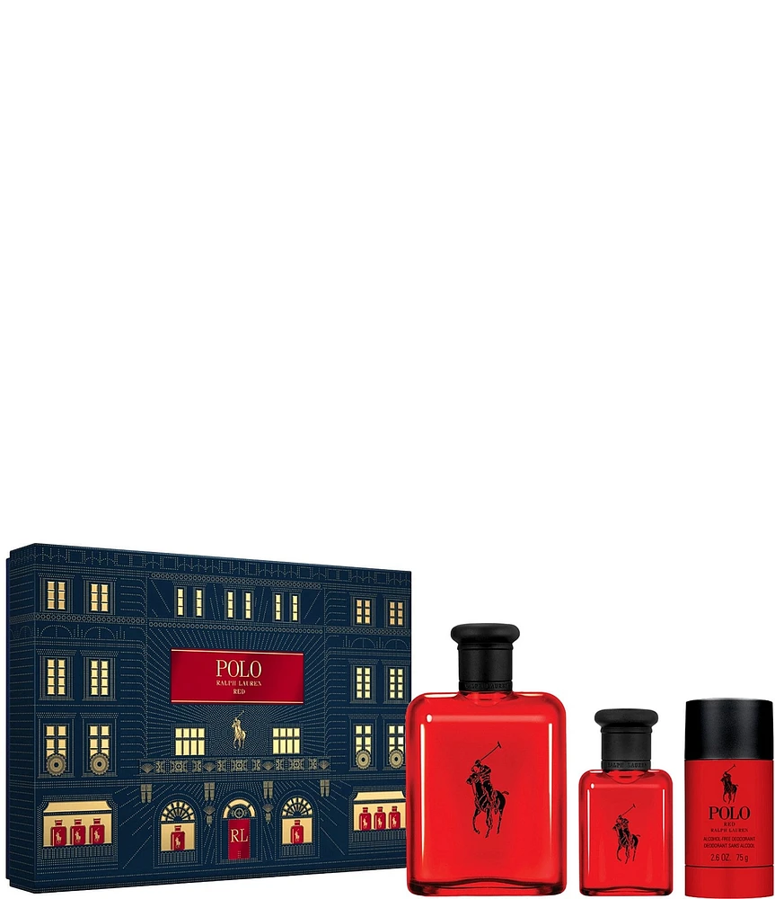 Ralph Lauren Polo Red Eau de Toilette 3-Piece Gift Set