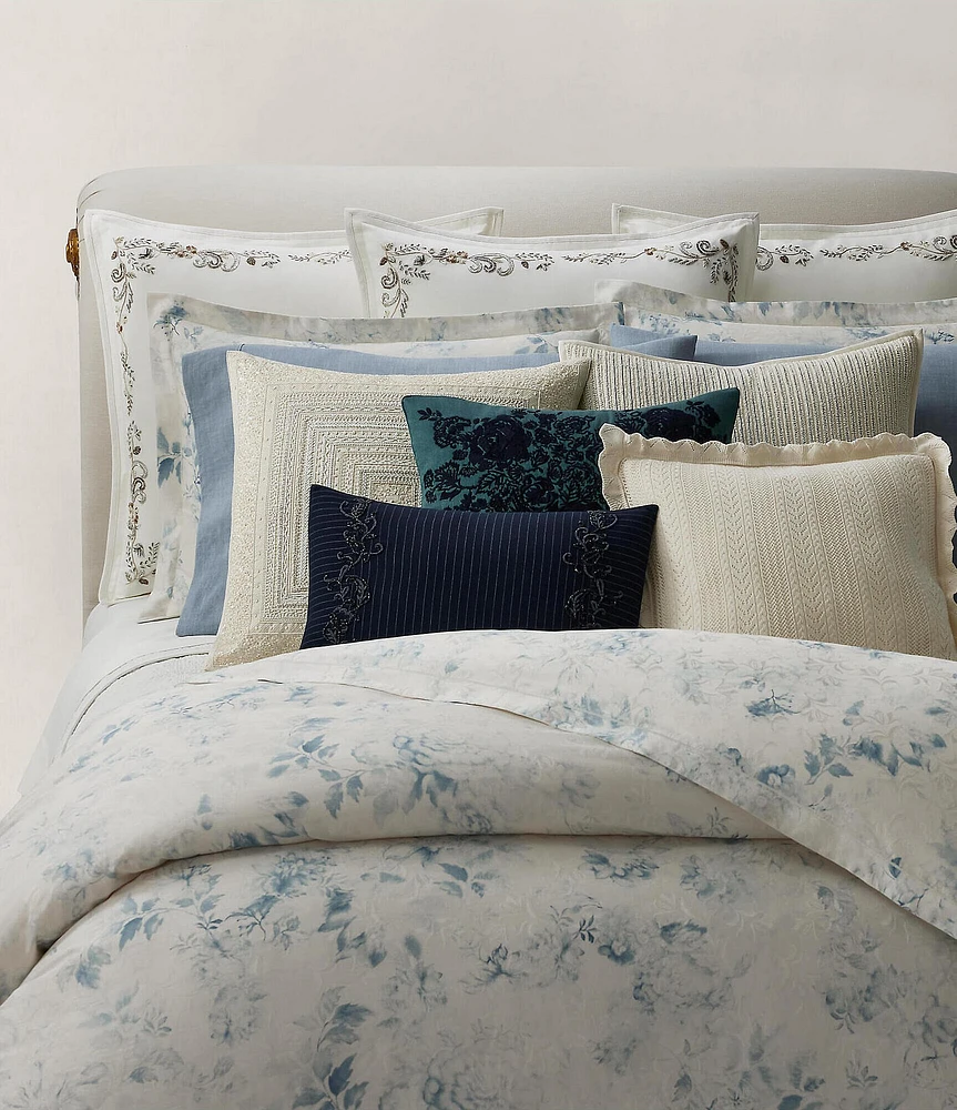 Ralph Lauren Rue Boheme Josette Floral Jacquard Duvet Cover
