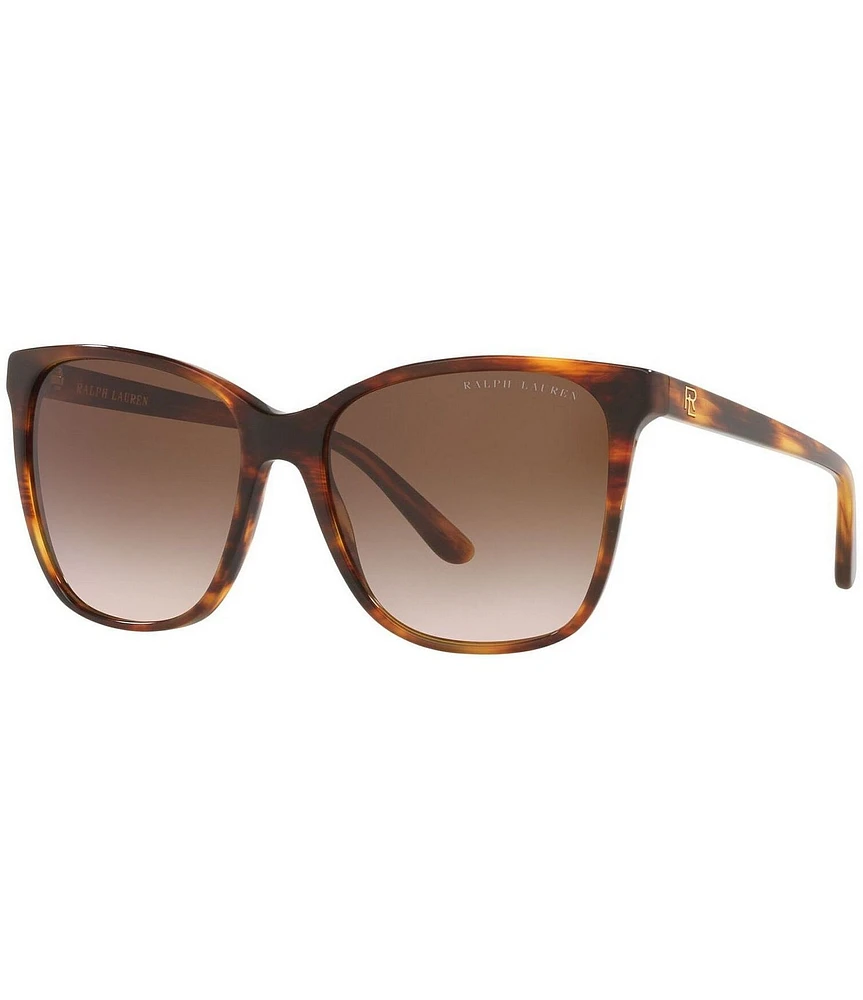 Ralph Lauren Women's Rl8201 56mm Havana Square Sunglasses