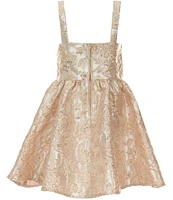 Rare Editions Big Girls 7-16 Sleeveless Brocade Fit-And-Flare Dress