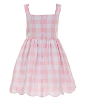 Rare Editions Little Girls 2T-6X Sleeveless Gingham Fit & Flare Dress