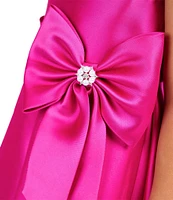 Rare Editions Little Girls 2T-6X Sleeveless Pleated Mikado Fit-And-Flare Dress