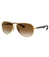 Ray-Ban Aviator 58mm Gradient Sunglasses