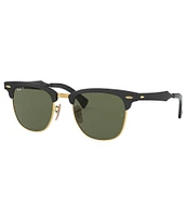 Ray-Ban Men's Clubmaster Aluminum Polarized 51mm Sunglasses