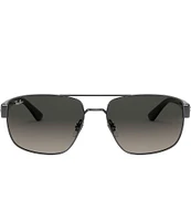 Ray-Ban Men's 0RB3663 60mm Rectangle Sunglasses