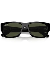 Ray-Ban Men's RB0947 Carlos 56mm Square Sunglasses