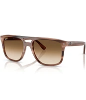 Ray-Ban Men's RB2213 58mm Brown Havana Square Sunglasses