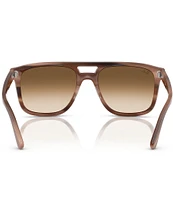 Ray-Ban Men's RB2213 58mm Brown Havana Square Sunglasses