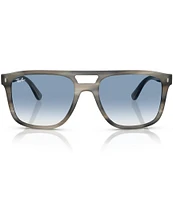 Ray-Ban Men's RB2213 58mm Havana Grey Square Sunglasses