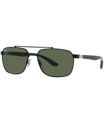 Ray-Ban Men's RB3701 59mm Rectangle Sunglasses