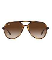 Ray-Ban Unisex Rb4376 57mm Pilot Sunglasses