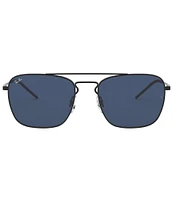 Ray-Ban Solid Lens Square Sunglasses