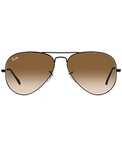 Ray-Ban Unisex 0RB3025 55mm Aviator Sunglasses