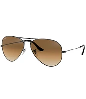 Ray-Ban Unisex 0RB3025 58mm Black Frame Aviator Sunglasses