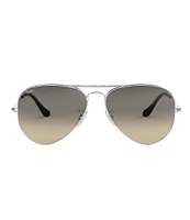 Ray-Ban Unisex 0RB3025 58mm Aviator Gradient Sunglasses