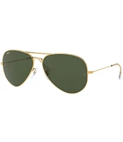 Ray-Ban Unisex 0RB3026 62mm Aviator Sunglasses