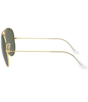 Ray-Ban Unisex 0RB3026 62mm Aviator Sunglasses