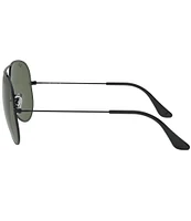 Ray-Ban Unisex 0RB3026 62mm Aviator Sunglasses